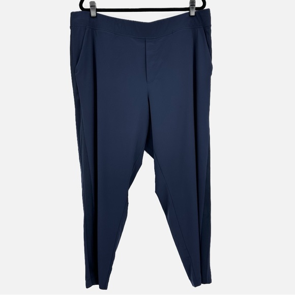 Athleta Brooklyn Mid Rise Ankle Pant Navy Blue Size 20 - Picture 2 of 16